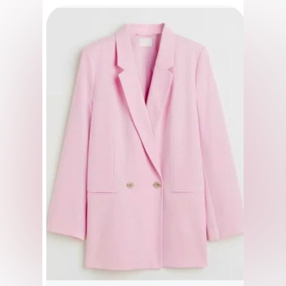 Over-sized Pink Blazer